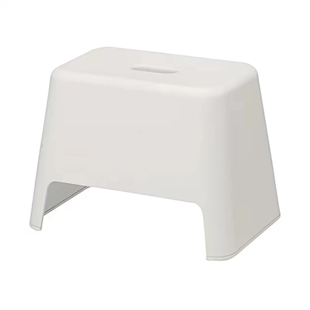 MUJI Polypropylene Bath Chair 30.5 x 22.5 x 23 cm Shower White Stool New